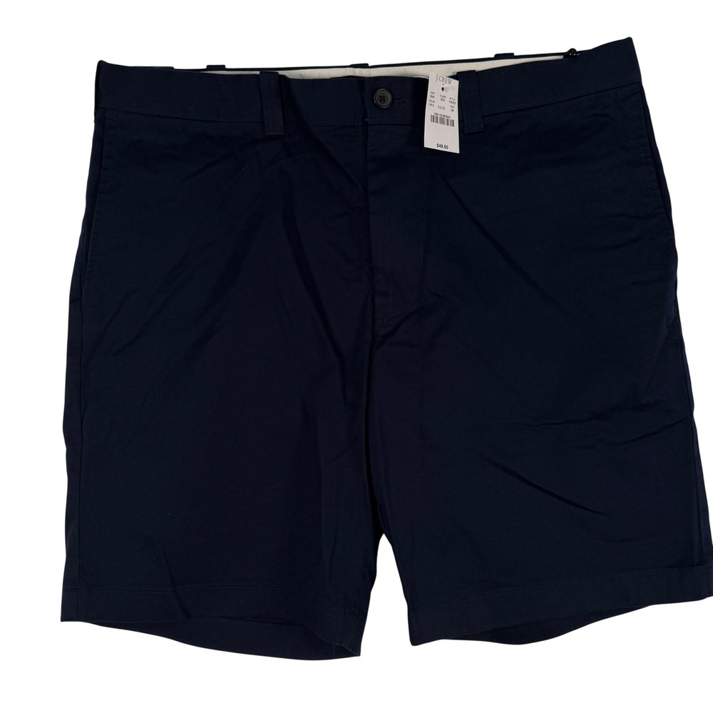 J.Crew Mens 36‎ Flex Gramercy Chino Shorts Navy Blue 9 Inseam H5020 NWT Preppy
